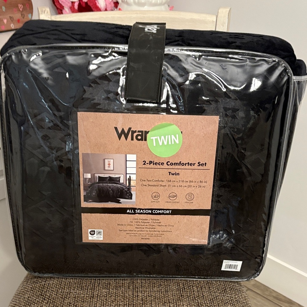 Wrangler Black Twin Comforter Set